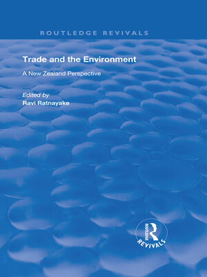 cover image of Trade and the Environment